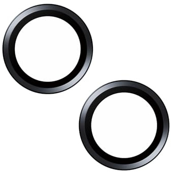 Panzer Glass Hoops Schwarz Kameraschutz for iPhone 15 | 15 Plus