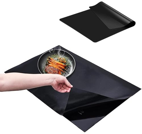 DBALL Rutschfest Silikon Induktion Schutzmatte 52x78cm Große Abdeckung Induktionskochfeld Schutzmatte Multifunktionale Induktionsmatte Kochfeld-Kratzschutz für Induktionsherd