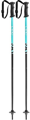 LEKI Kinder Rider Skistöcke, darkblue-Light Turquoise-White, 70cm