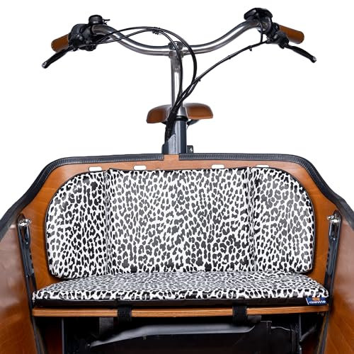 Qiewie Cushion Set Suitable for The Babboe City, Mini, Carve (Panther)