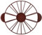 10/12 Cake Slicer, Double Sided Cake Equal Portion Marker Round Pie Divider Cheesecake Cutter Baking Tool Works for Cakes Up to 10.6 Inches Diameter(Brown)