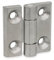 Ganter Normelemente GN 237.3-NI-60-60-A-GS Schwerlastscharnier Edelstahl NI, Silber, 60x60mm