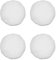 TiborTex 4er Pack Füllkissen 30 cm rund Microfaser Kissenfüllung Kopfkissen Dekokissen Sofakissen Wohnzimmer Schlafzimmer