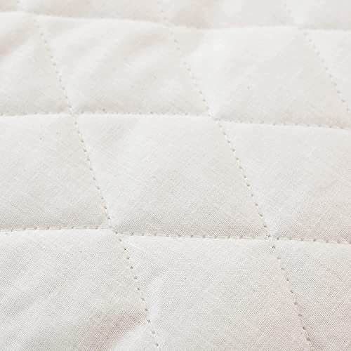 Inlett Steppware weiß ca. 90x70cm mit Reißverschluss - Hülle ideal für Selberbefüller von Kissen - Inlett = Leere Kissenhülle - Polyester-Baumwoll Inlett 3-lagig
