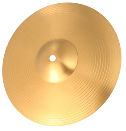 Goldenes Hi Hat Becken aus Legierungsmessing, 1 Stück für Schlagzeug | Schlagzeugzubehör für Drummer und Perkussionisten, Robust, Formstabil, Musik Zubehör