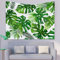 Generisch Tropische Monstera Und Palmblätter Grün Wandteppich Wandtuch Wandbehang für Schlafzimmer Wohnzimmer Dorm Decor Wandteppiche 150x200cm