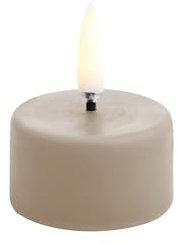 UYUNI Lighting LED Teelicht 400 SANDSTONE taupe | Ø4x2,5cm