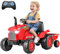 Maxmass 12V Kids Ride on Tractor, Battery Powered Electric Car with Detachable Trailer, Remote Control, Wireless Connection, USB, Music, Electric Construction Vehicle for 3-8 Years Old (Red)