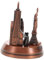 Zerodeko Elegante New York-Souvenir-Statue Metall-Kunstwerk Turm-Statue Figuren für Heimdekoration Schreibtisch-Dekoration