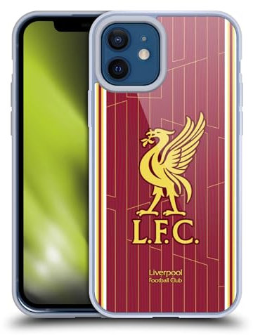 Head Case Designs Officially Licensed Liverpool Football Club Home Kit 2024/25 Gel Case [Military Grade Protection] Compatible with Apple iPhone 12 / iPhone 12 Pro and Compatible with MagSafe