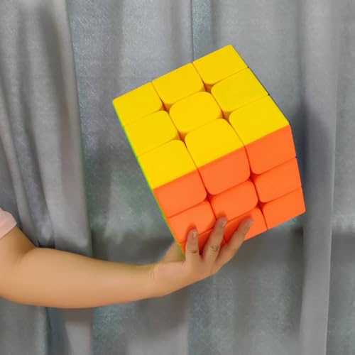 Oostifun ShengShou Plus Super Large 18CM 3x3x3 Bunte Aufkleberlose Geschwindigkeit Puzzle Magic Puzzle Cube 3x3 Big Teaching Turning Cube