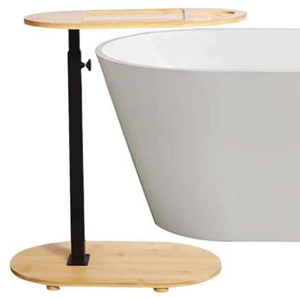 Badewannentablett, höhenverstellbar, höhenverstellbar, Badewannen-, Verstellbarer Badewannen-Beistelltisch, Rutschfester Badewannenständer, Badewannen-Organizer, Tablett, Tablett,