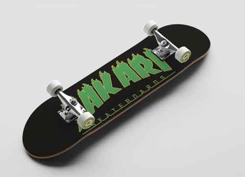 Komplettes Skateboard Sakari Flame Green (8.5)