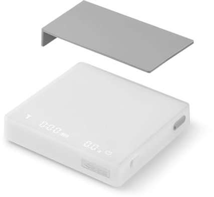 MHW-3BOMBER Mini-Kaffeewaage mit Timer, 2 kg/0,1 g, 3 Modi, Typ C, wiederaufladbar, tragbare Digitalwaage für Espresso und Kaffee zum Übergießen, mit Silikon-Isolierhülle (Standard)