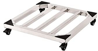Untergestell für Waschmaschine, Kühlschränke, Gerätewagen mit Rollen, Untergestelle für Waschmaschinen und Trockner, Rahmenlänge/-breite 30–60 cm, Bodenwannen für Herde, Kühlschränke und Waschmaschin