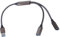 Lerpwige Divisor de cable USB 3.0 Y de doble puerto para ampliar la conexión y alimentar dispositivos en PC
