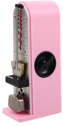 SOLUSTRE Mechanisches Metronom für Klavier und Gitarre Allgemein für Schlagzeug und Cello Tragbar mit Lautem Takt Präzise Rhythmuskontrolle für Musikübungen