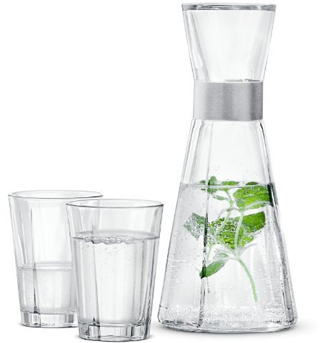 Rosendahl Set 1 stck. Vattenkaraff 1 stck. Vattenglas Grand Cru klare Linien, klar
