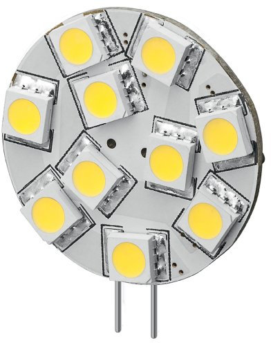 Goobay 30333 LED-Chip für G4 Lampensockel mit 10 SMD LEDs Leuchtfarbe tageslicht weiß