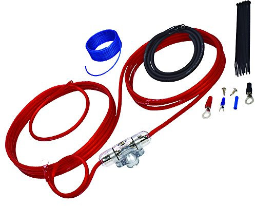 Stinger SK4281 8 Gauge 4000 Series Power Amplifier Installation Kit, Red