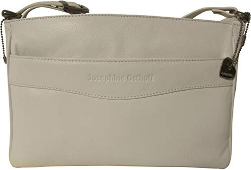 Josephine Osthoff Handtaschen-Manufaktur Ledertasche FLORENZ (140) mit Liebe gemacht von JOSYBAG, Farbe:Wollweiß