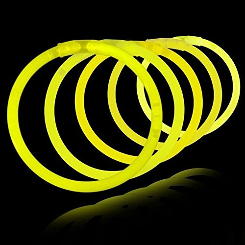 La Vida en Led 200 Leuchtarmbänder Glow Pack gelb Lieferung 1-3 Tage