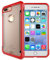 TECHGEAR iPhone 8 Plus / 7 Plus Case - Fusion Armour Premium Slim Hybrid Tough Rugged Protective Bumper Case - Heavy Duty Protection - Red