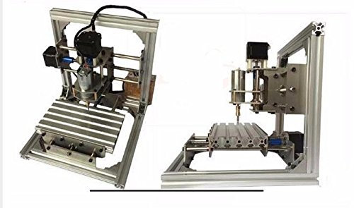 GOWE Lot de 5 mini toupies à bois CNC 3 axes avec zone de gravure 13 x 9 x 5 cm pour coupe du bois et fraisage PCB