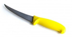 A.K TRADING Couteau de Cuisine PRADEL Jaune DESOSSER RENVERSE Flexible 15 CM 211657 Code 9348