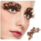 Dorisue Lila Wimpern Große Fan Feder Wimpern Halloween benutzerdefinierte Make-up