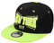 Cappy Baseballcap NEW YORK Hip Hop Schirmmütze Mütze Käppi Schwarz Neongrün Streetware