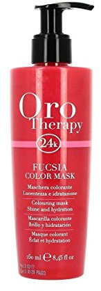 FANOLA Oro Therapy - Máscara colorante para brillo e hidratación, 250 ml, Fucsia (1625)