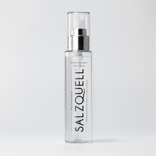 SALZQUELL Gesichtstonikum Vital-Spray (100ml), feuchtigkeitsspendendes Spray für erfrischte Haut, Hyaluronsäure sorgt für Elastizität und Spannkraft