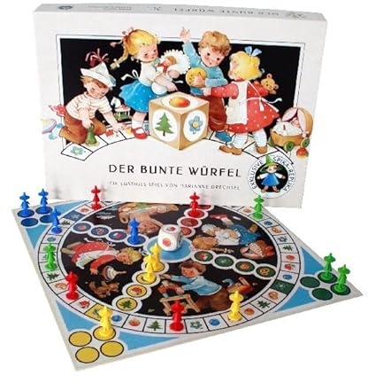 Der Bunte Würfel (Kinderspiel): Ein lustiges Spiel. Retrospiel 1959