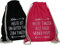 ElliGa B-Ware! Turnbeutel JGA Rucksack für Junggesellinnenabschied tanzen bridal party bachelorette (7er Set (6xMädels + 1xBrautpink))
