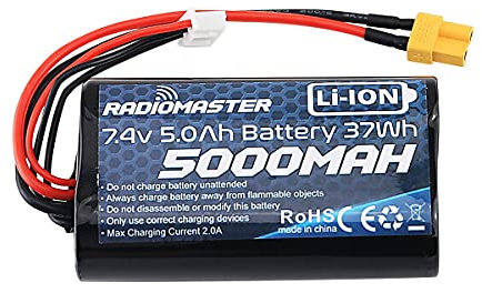 RADIOMASTER TX16S Battey 5000mAh 2S 7.4V XT30 JST-XH Plug TX16s Transmetteur TX16s