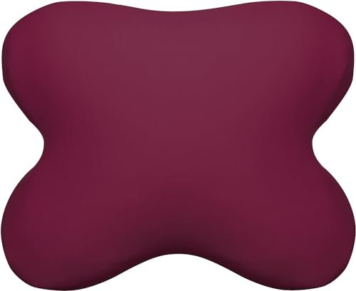 AQUAMON Bezug für Tempur All-Around Schlafkissen/Kissen-Bezug für Schmetterlingskissen, mit Reißverschluss, 100% Baumwolle (aubergine)