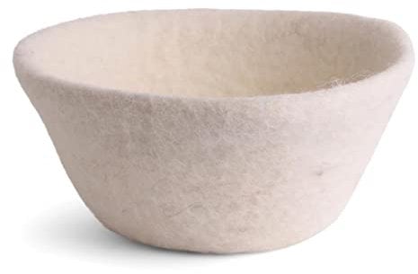 Én Gry & Sif Osternest und Dekoschale aus Filz, hand-made, fair-trade, liebevolle Osterdeko I elfenbein