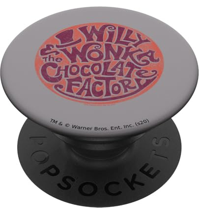 Willy Wonka and the Chocolate Factory Circle Logo PopSockets PopGrip Interchangeable