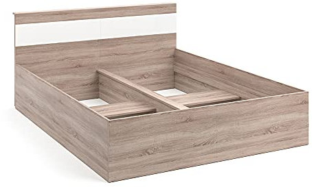 VitaliSpa Bettgestell Adria, Sonoma/Weiß, 160x200 cm