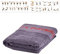 Handtuch Sporthandtuch mit Umschlag aus 100% Baumwolle 130x64 cm, mit Trainingsposter