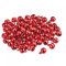 sourcing map 80 Stück Kling Kleine Glöckchen 6mm für Basteln Heimwerken Weihnachten Rot