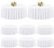 8 Packungen Premium-runde Tischdecke, 305 cm, weiße Polyester-Tischdecke, waschbar, Tischdecken aus Polyesterstoff, Tischdecke für Hochzeit, Party, Bankett, Buffet, Urlaub, Abendessen (weiß, 305 cm)