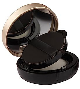 UUYYEO 15g Tragbare Luftkissen Puff Box Leer Make-up Puder Container DIY Kissen Foundation Fall Kosmetik Make-up Fall BB CC Sonnencreme Behälter Schwarz