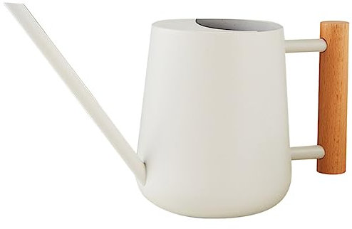 Cabilock Bonsai-gießkanne Gießkanne Drinnen Gießtöpfe Krug Für Wasserpflanzen Gießkanne Aus Eisen Gartengießkanne Toilettenbezug Einweg Blumen Gießkanne Weiß Eisenkessel Metall Hölzern
