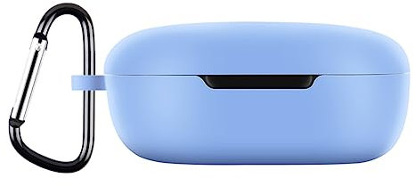 CRGANGZY Funda para auriculares inalámbricos portátiles de silicona para Redmi Buds 4 Lite (azul cielo)