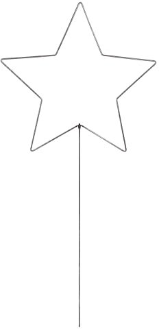 Metall Stern Stahl Durchmesser 60 cm - Pflanzhilfe - Deko - Winter - Weihnachten - Rankhilfe