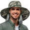 Kato Tirrinia Outdoor Sonnenhut Herren Damen mit Nackenschutz, UPF 50 UV Schutz Safari Hut, Faltbar Cap Sonnenschutz für Hiking Strand Anglerhut Wanderhut Gartenhut Tropenhut, Tarnung