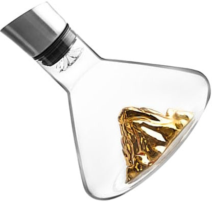 FUNOMOCYA 1pc Iceberg Decanter Wine Decanter Ball Fine Workmanship Decanter Decanters Bourbon Decanter U Shape Wine Decanter Simple Decanter Whiskey Holder Large Decanter Crystal