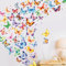 Adesivi Murali Grandi Farfalle, 230+ PCS, Adesivi in Vinile Auto-adesivi Farfalle & Punti, Design Unico Sicuro per Muro, Finestra, Porta, Decorazione della Stanza
